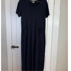 Classic Black Short Sleeve Dress